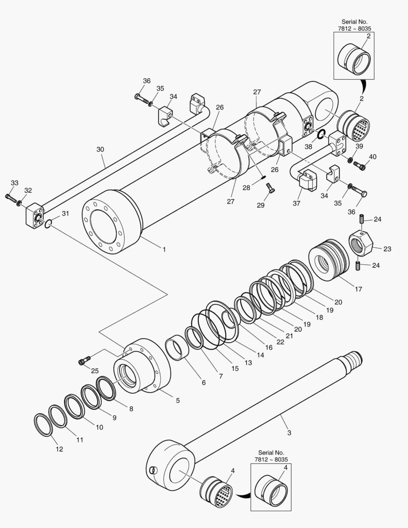 Спецтехника 4291 BUCKET CYLINDER - ARM 3.5m [7812~] - главное фото