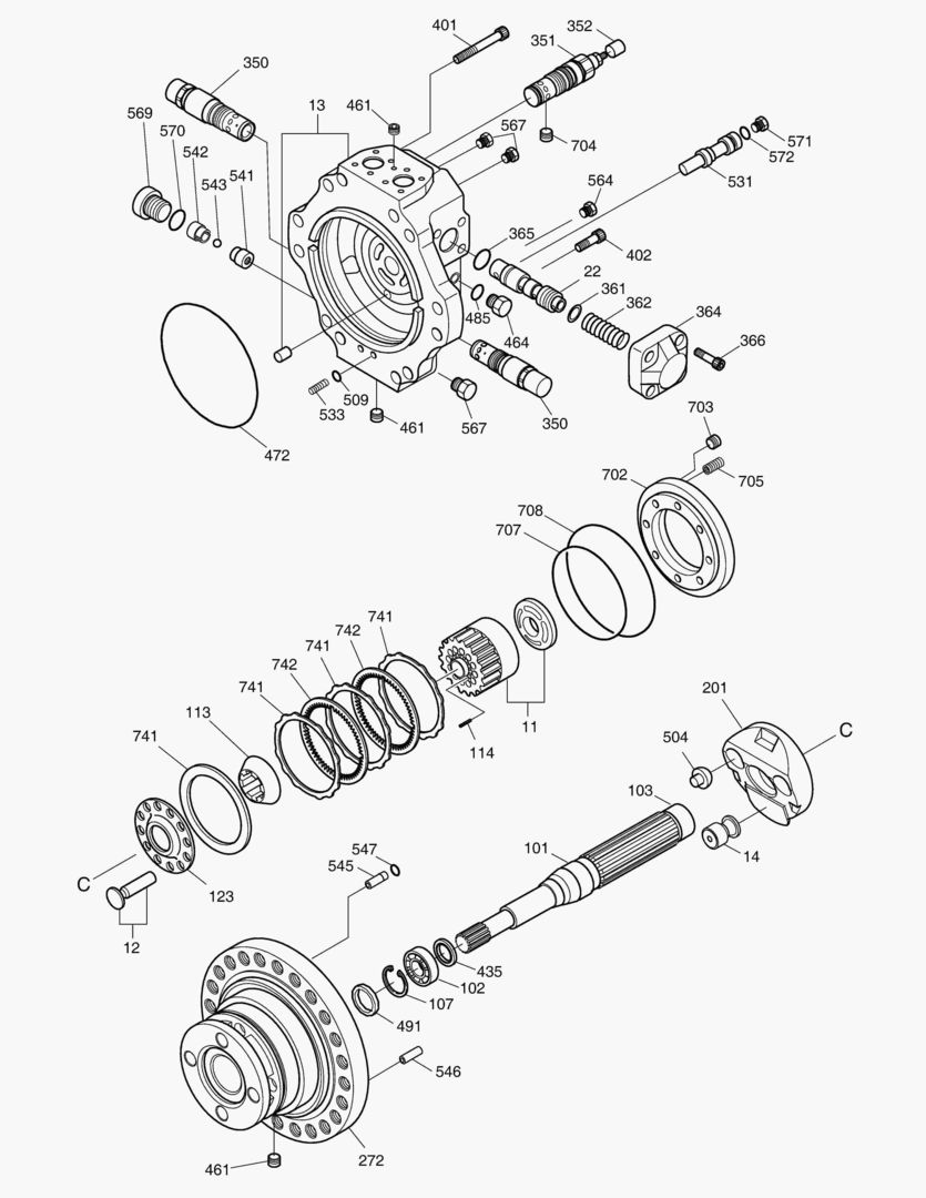 ХОДОВОЙ ГИДРОМОТОР