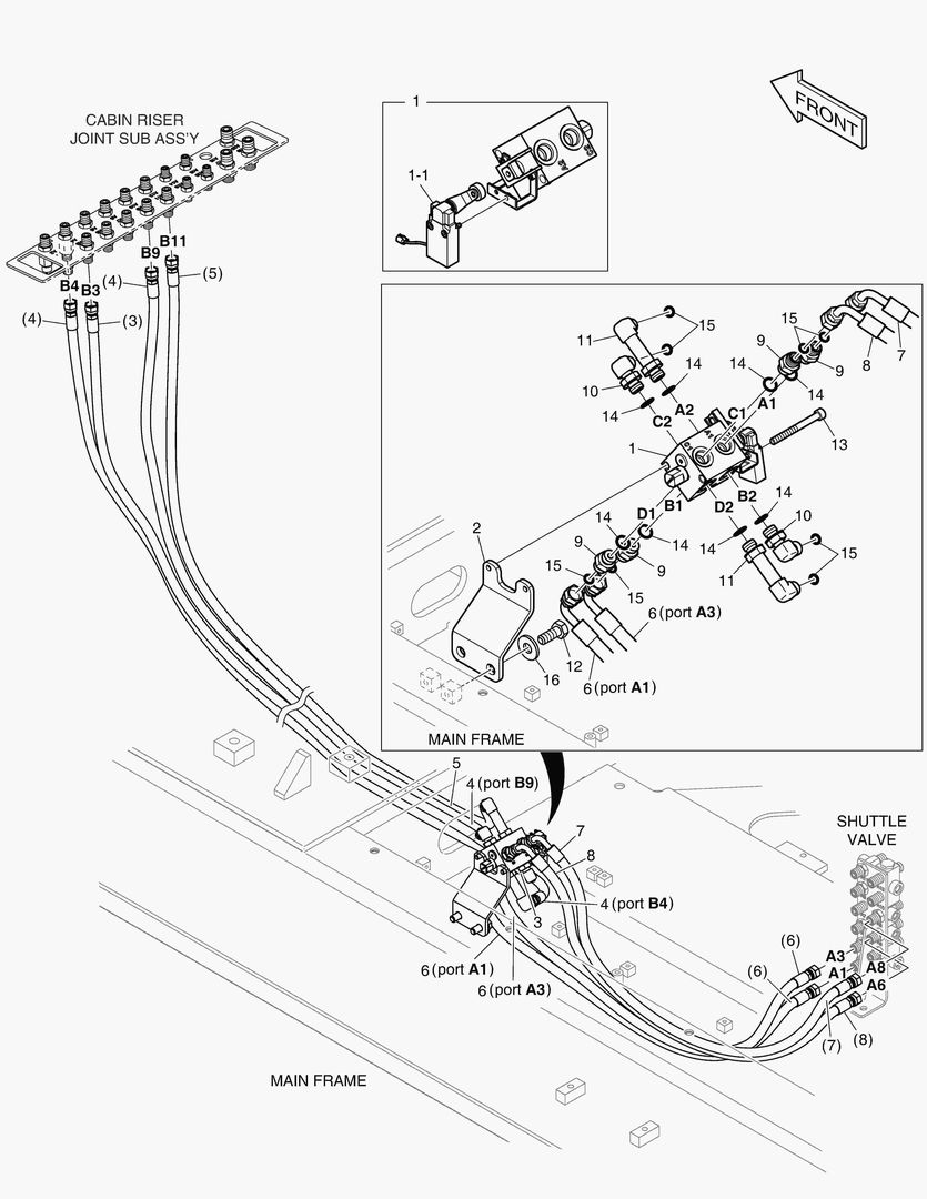 ТРУБОПРОВОД СЕРВОУПРАВЛЕНИЯ(6)