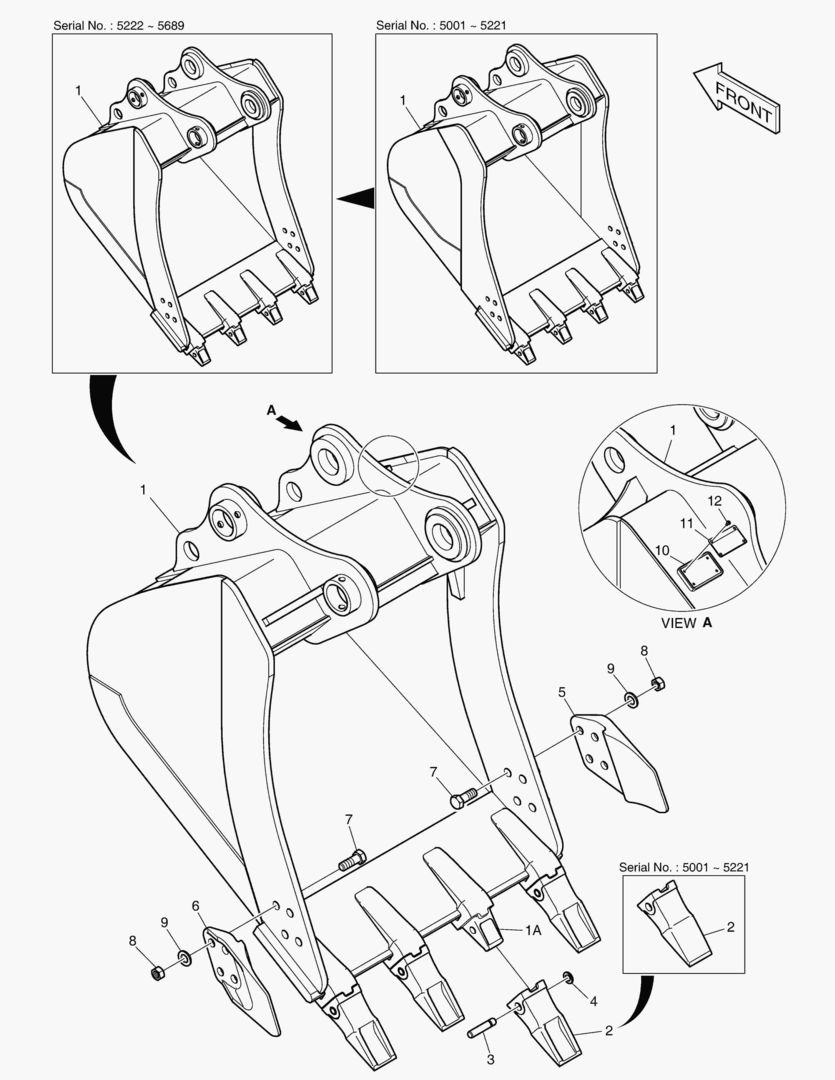 Схема 3120 BUCKET - 0.70гЋҐ