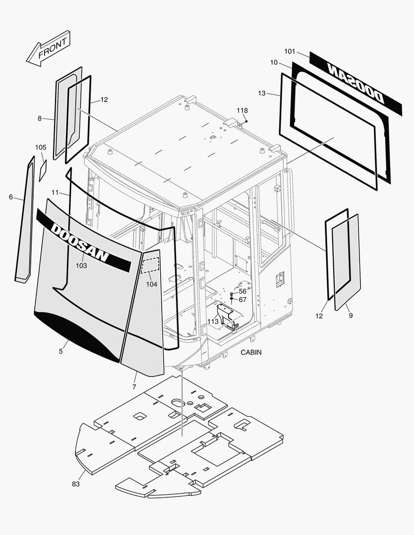 1460 CABIN(6) - GLASS