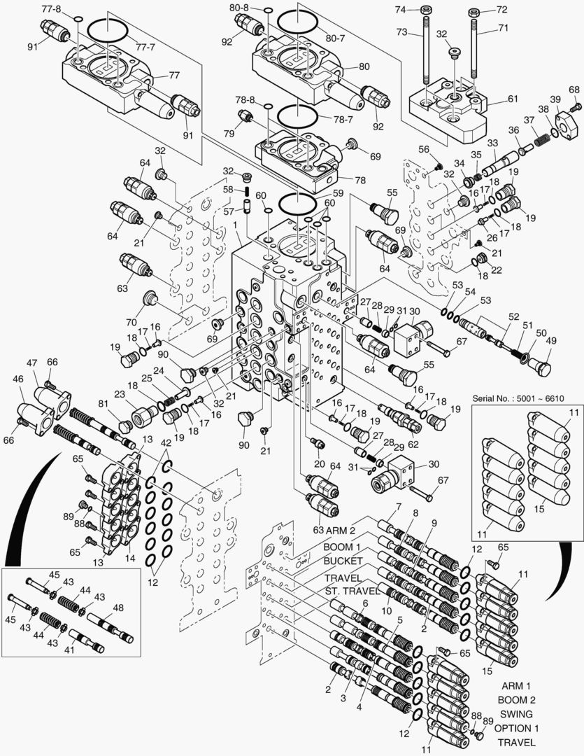 Спецтехника 4451 CONTROL VALVE - ROTATING(ARTI) [5396~]