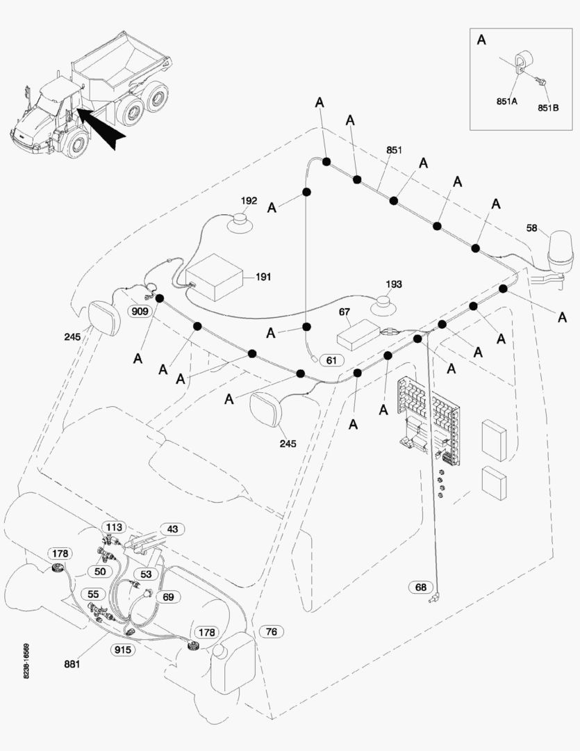 G230-10 ELECTRICAL SYSTEM; CABIN