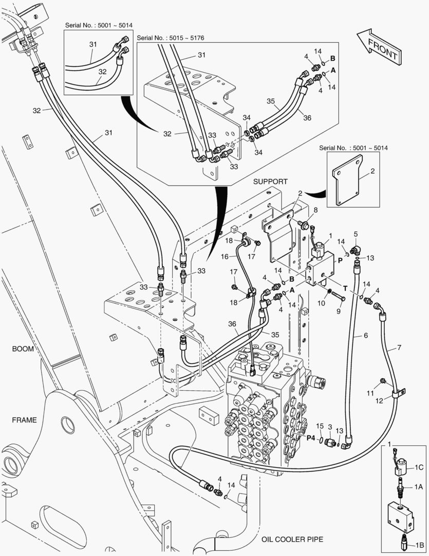 6410 MAIN PIPING - QUICK FIT [5001~5226]