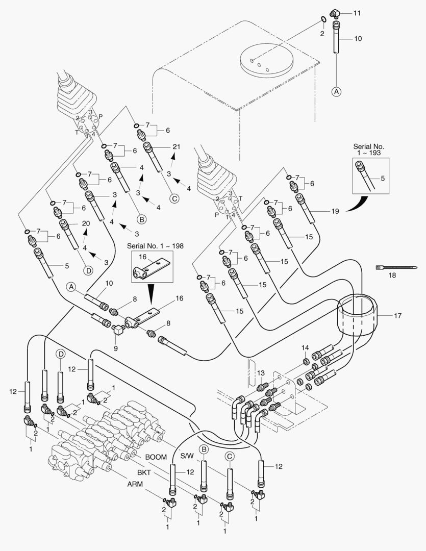 1310 HYDRAULIC PIPING(5) [1~354]