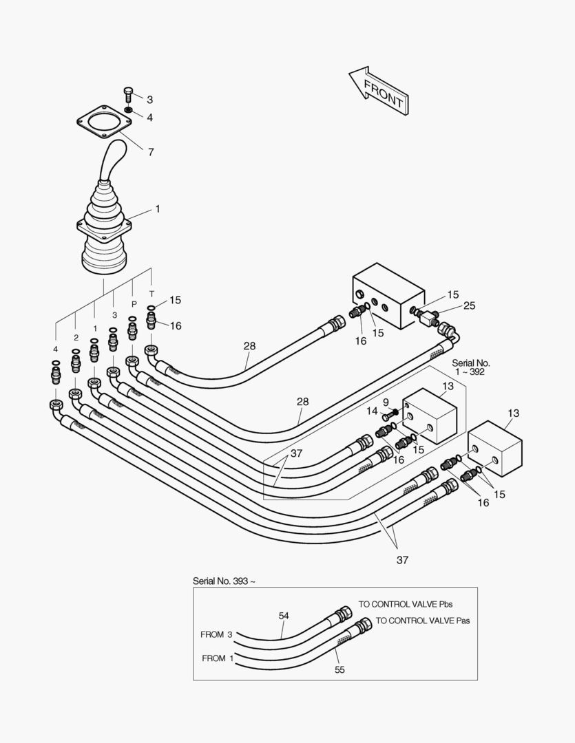 ТРУБОПРОВОД СЕРВОУПРАВЛЕНИЯ(8)-KMX13A