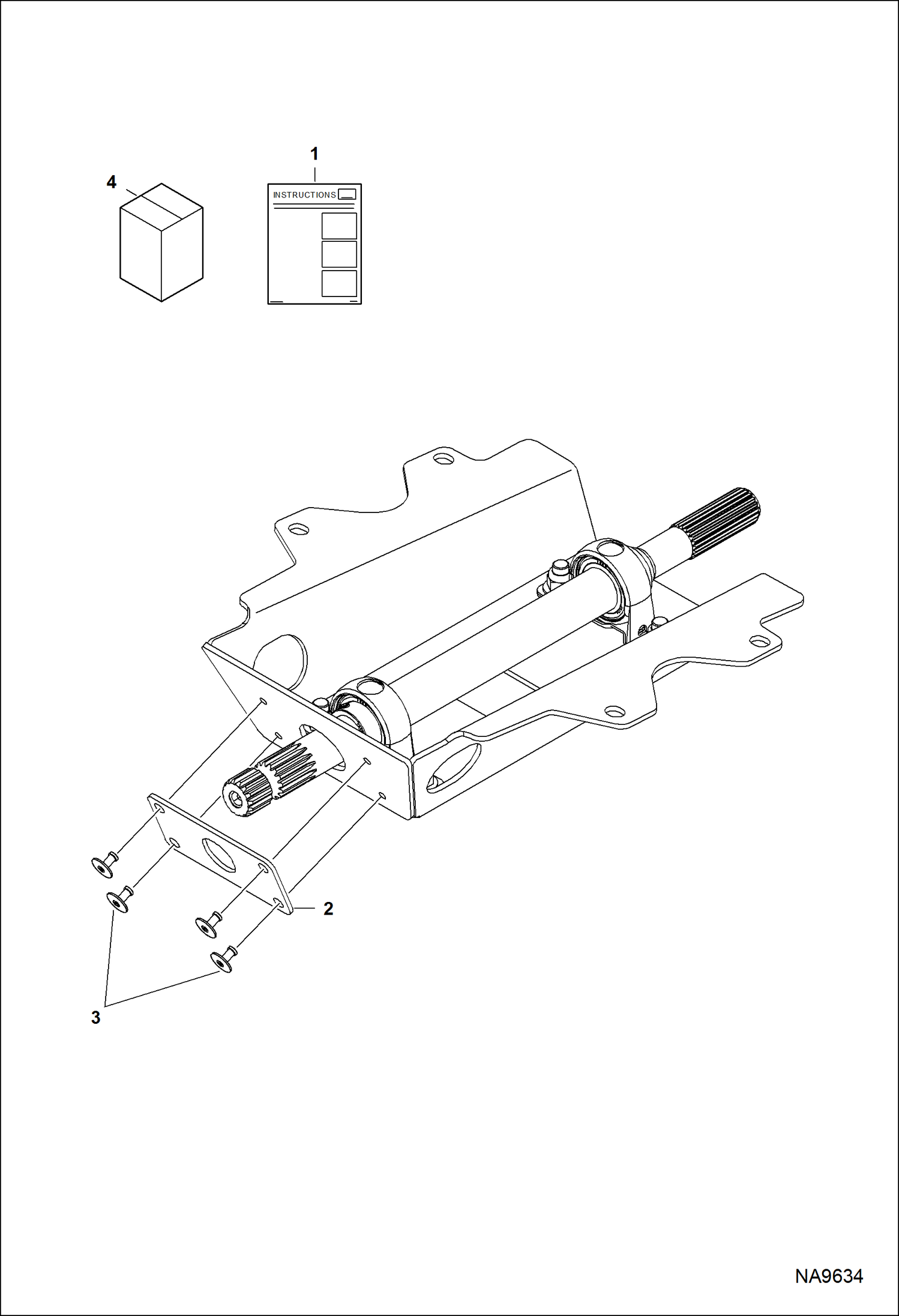 КРЫШКА КОРОБКИ ОТБОРА МОЩНОСТИ