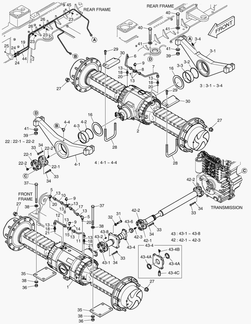 1140 AXLE & DRIVE SHAFT