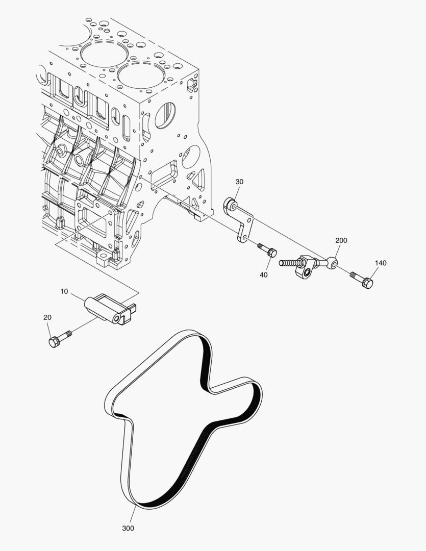 026 ALTERNATOR & ALTERNATOR MOUNTING