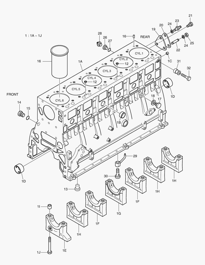 БЛОК ЦИЛИНДРОВ