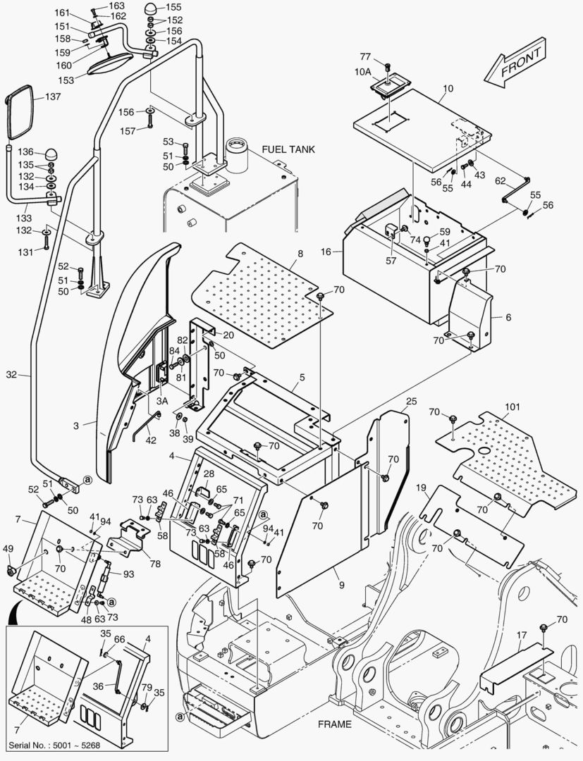 1620 COVER - CONTROL VALVE [5001~5331]