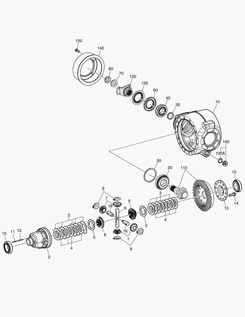 ДИФФЕРЕНЦИАЛ ВОДИЛА - ЗАДНЯЯ ОСЬ(СТАНДАРТНЫЙ)