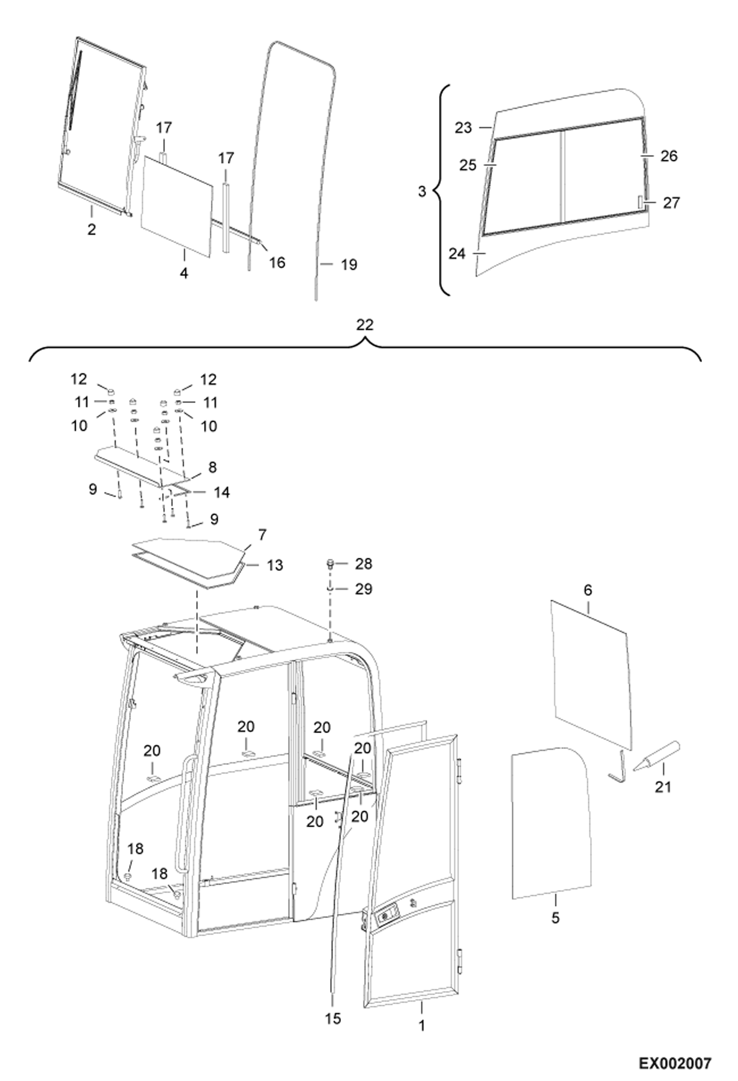 ОКНА КАБИНЫ