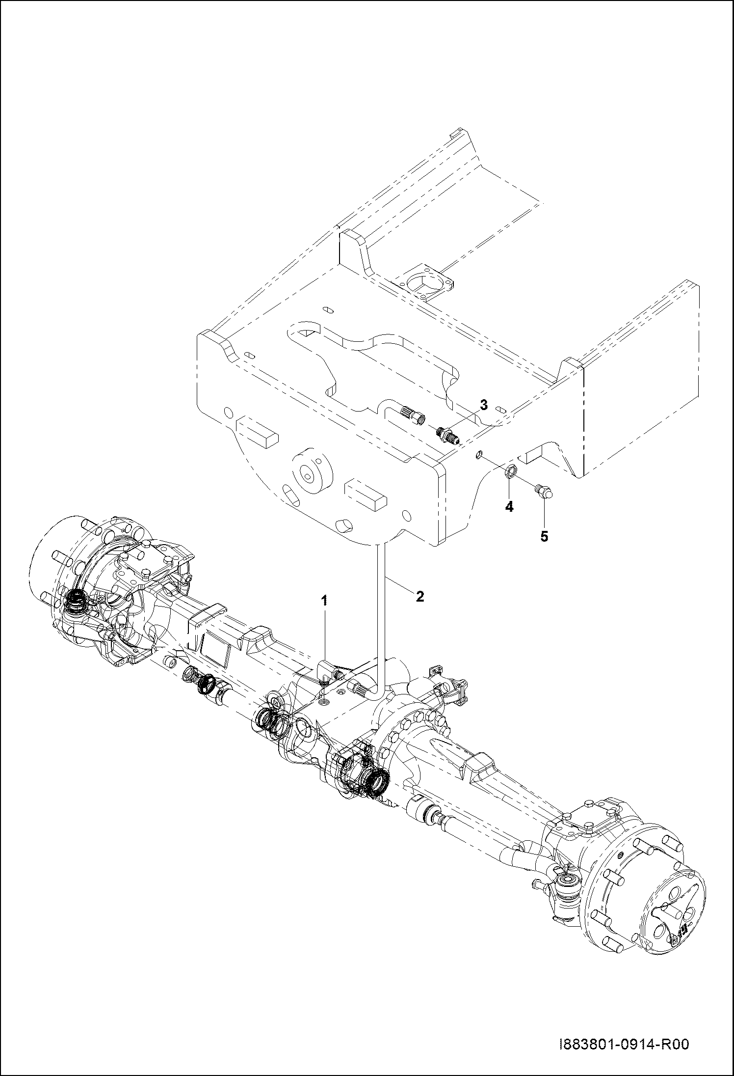 Схема СМАЗКА ПЕРЕДНЕГО МОСТА