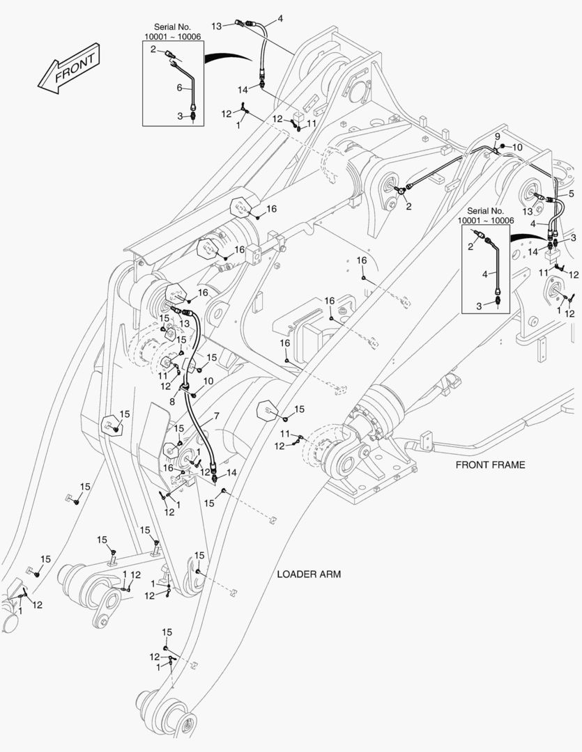 ПЕРЕДНИЙ ТРУБОПРОВОД СМАЗОЧНОЙ СИСТЕМЫ