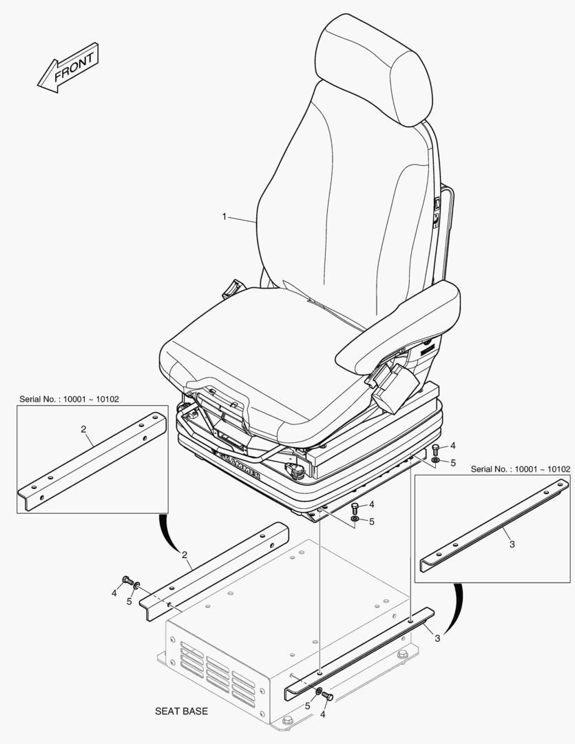 КРЕСЛО - ПНЕВМАТИЧЕСКАЯ ПОДВЕСКА