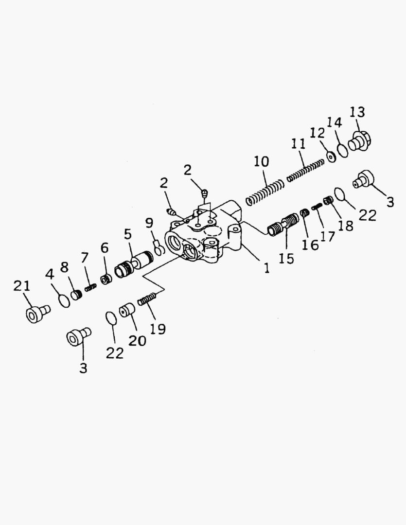 G020-45 TRANSMISSION MAIN RELIEF VALVE