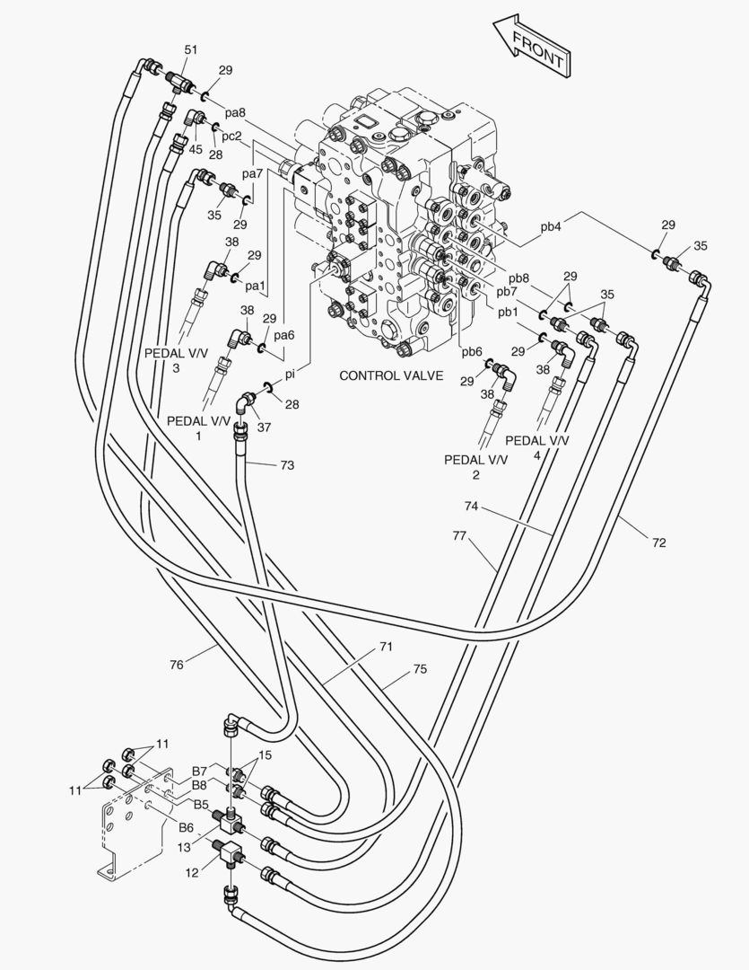 ТРУБОПРОВОД СЕРВОУПРАВЛЕНИЯ(4)