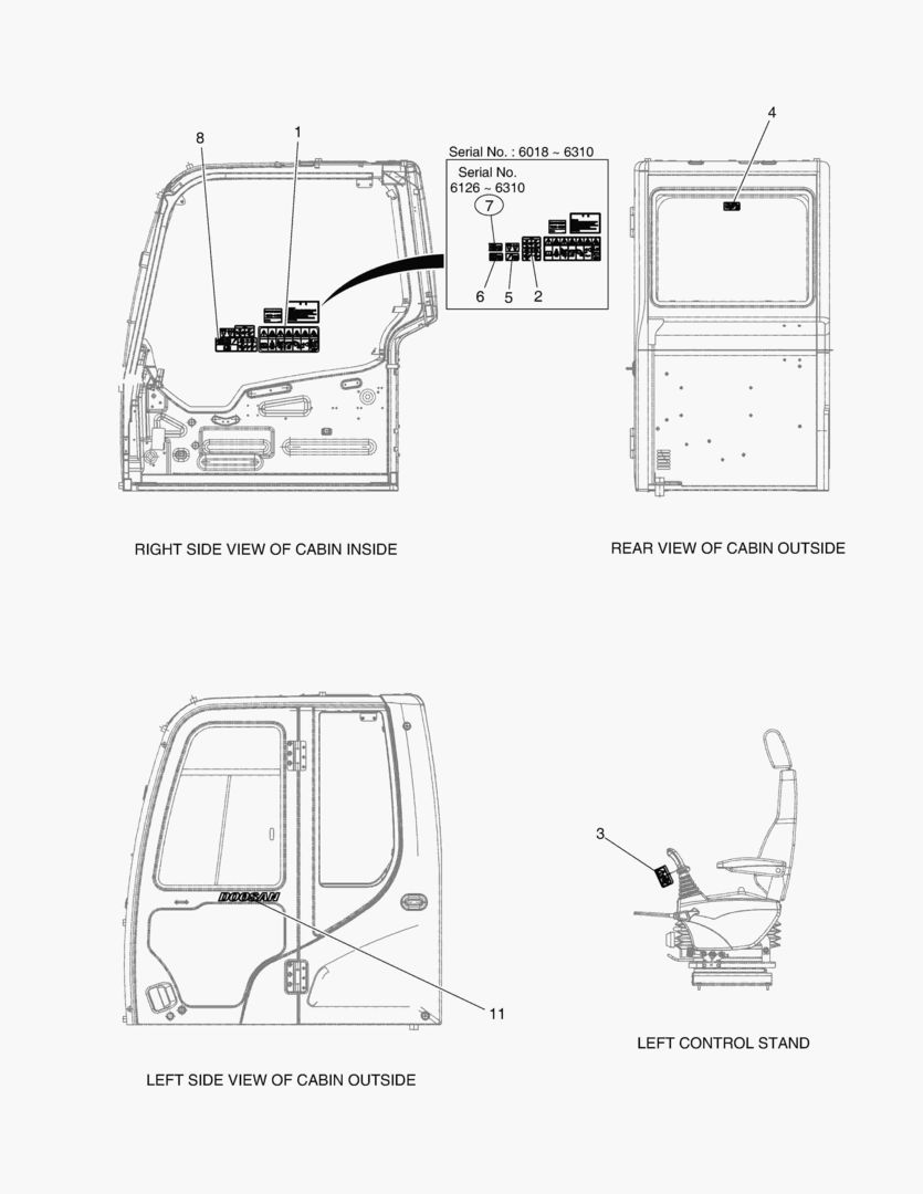 5370 DECAL - CABIN [6018~]
