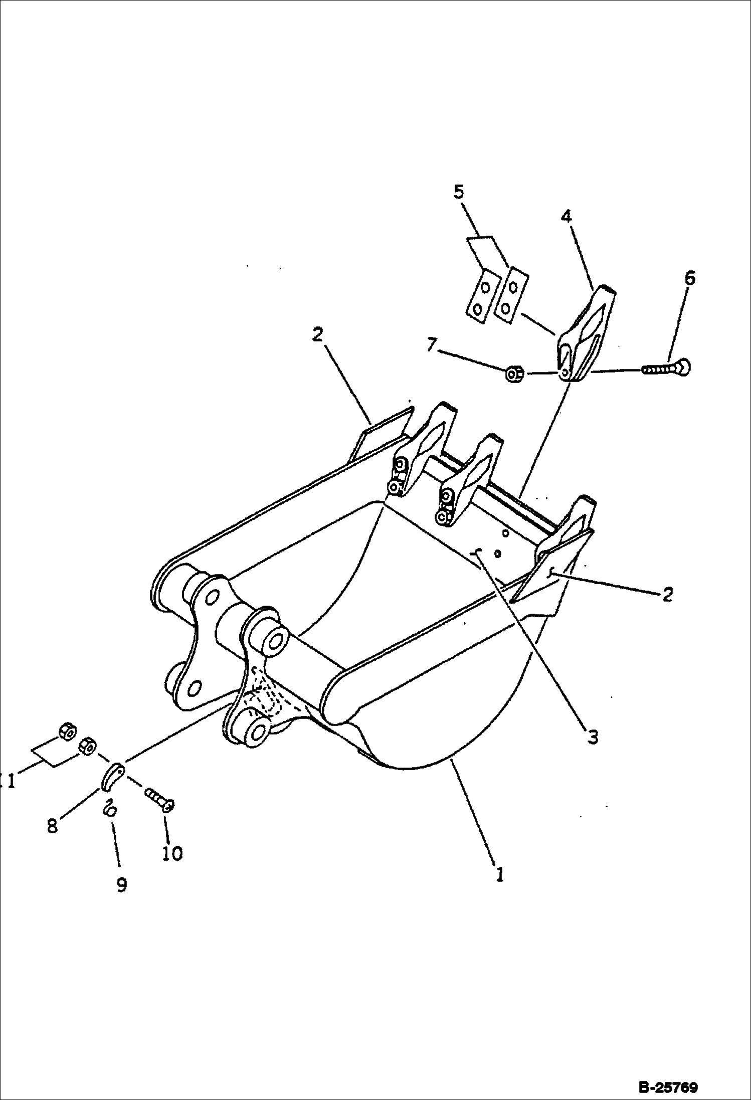 КОВШ (600 ММ ШИРОКИЕ)(116)