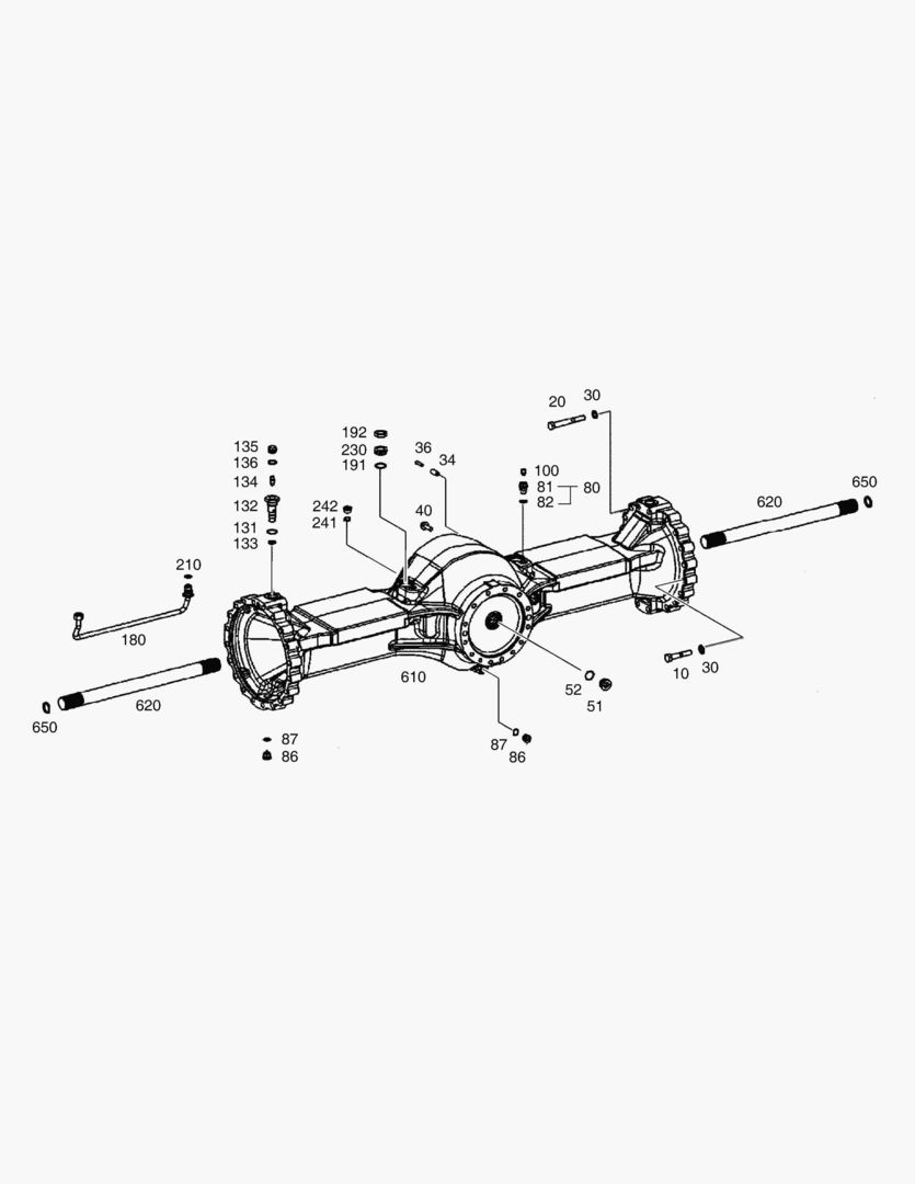 Спецтехника 3360 AXLE CASING - REAR AXLE [5001~10216] - главное фото