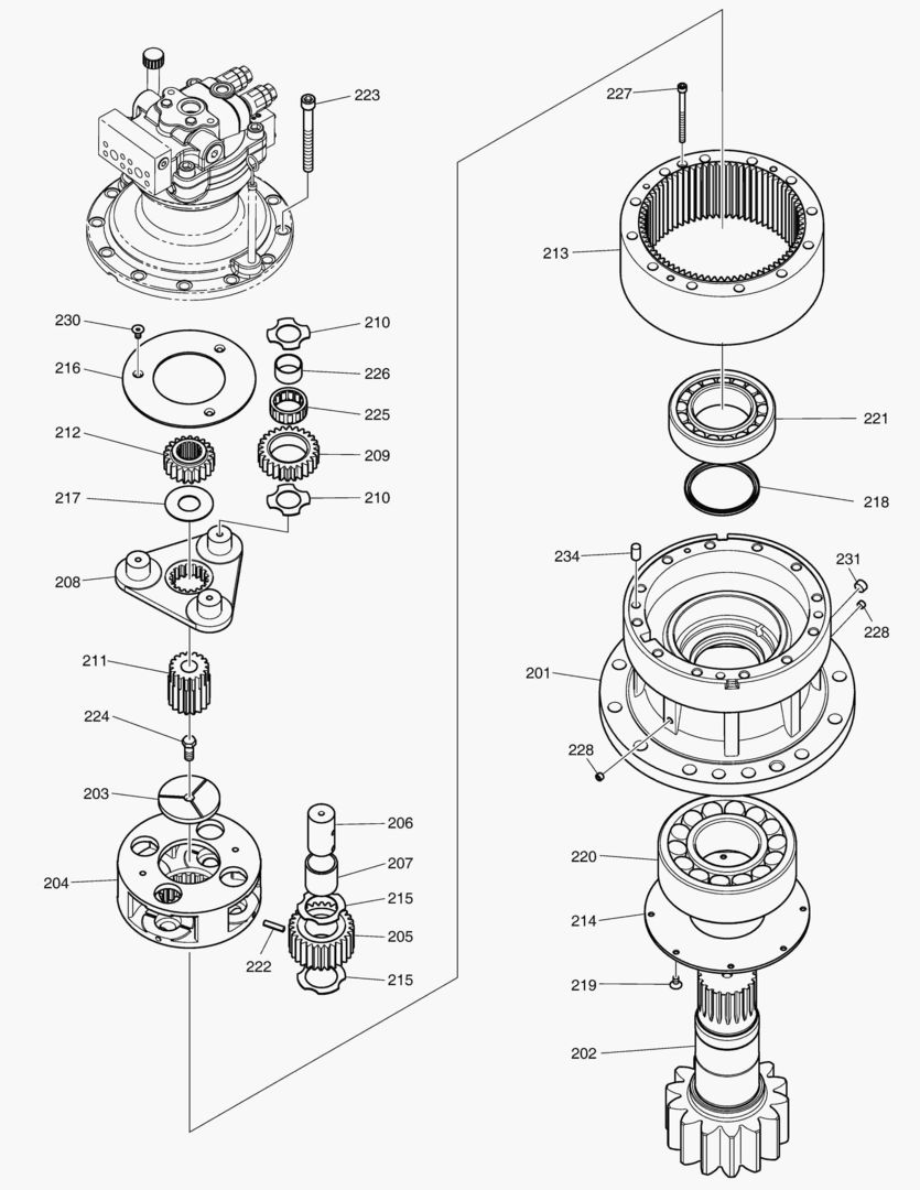 ПОВОРОТНАЯ ПОНИЖАЮЩАЯ ПЕРЕДАЧА