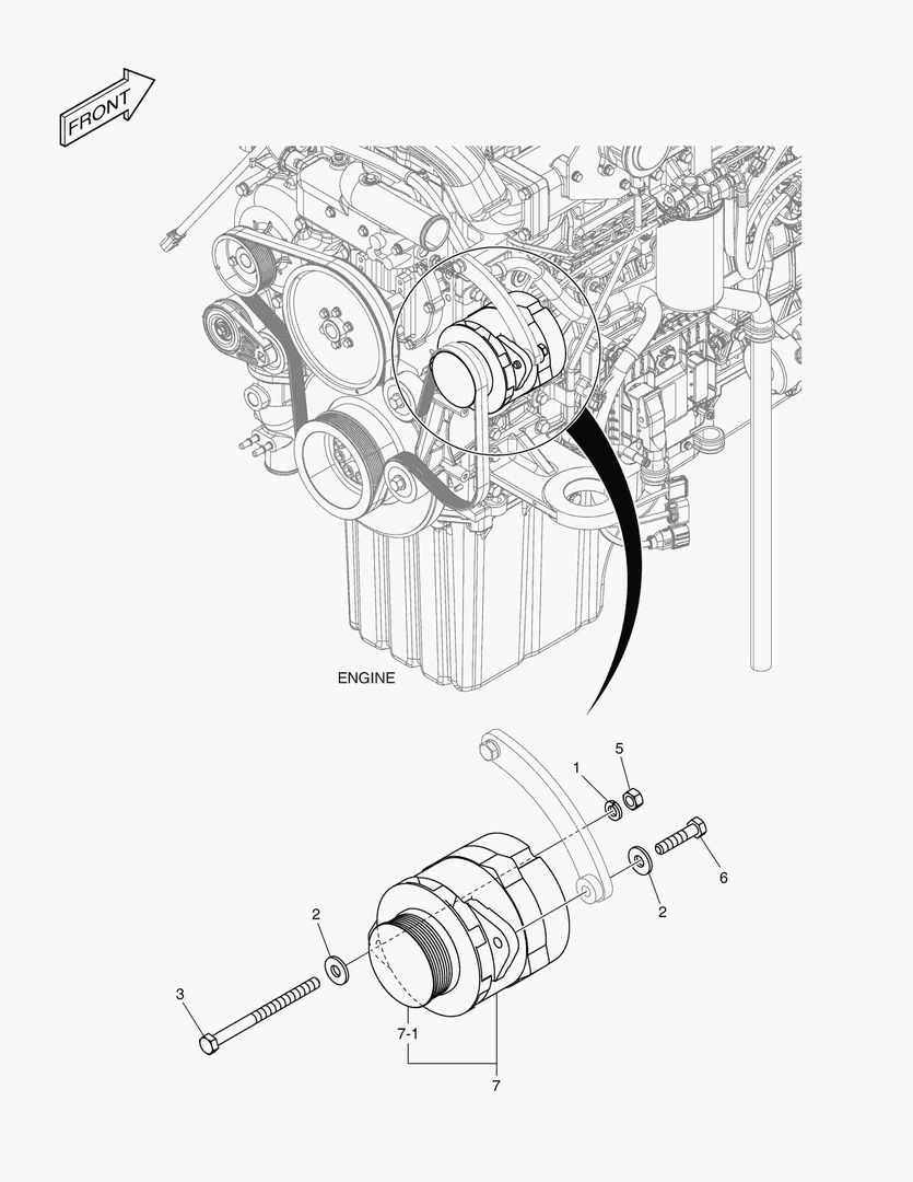 УСТАНОВКА ГЕНЕРАТОРА ПЕРЕМЕННОГО ТОКА