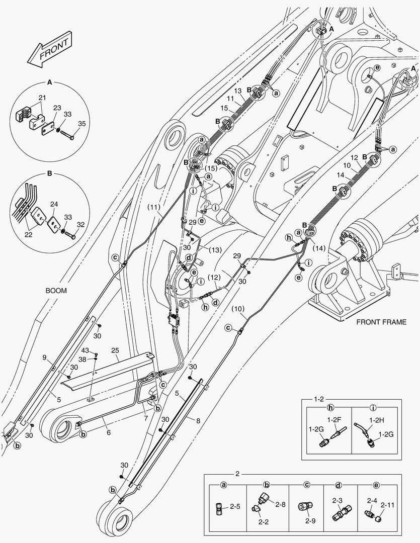 ТРУБОПРОВОД СМАЗОЧНОЙ СИСТЕМЫ - ДЛИННАЯ СТРЕЛА(1)