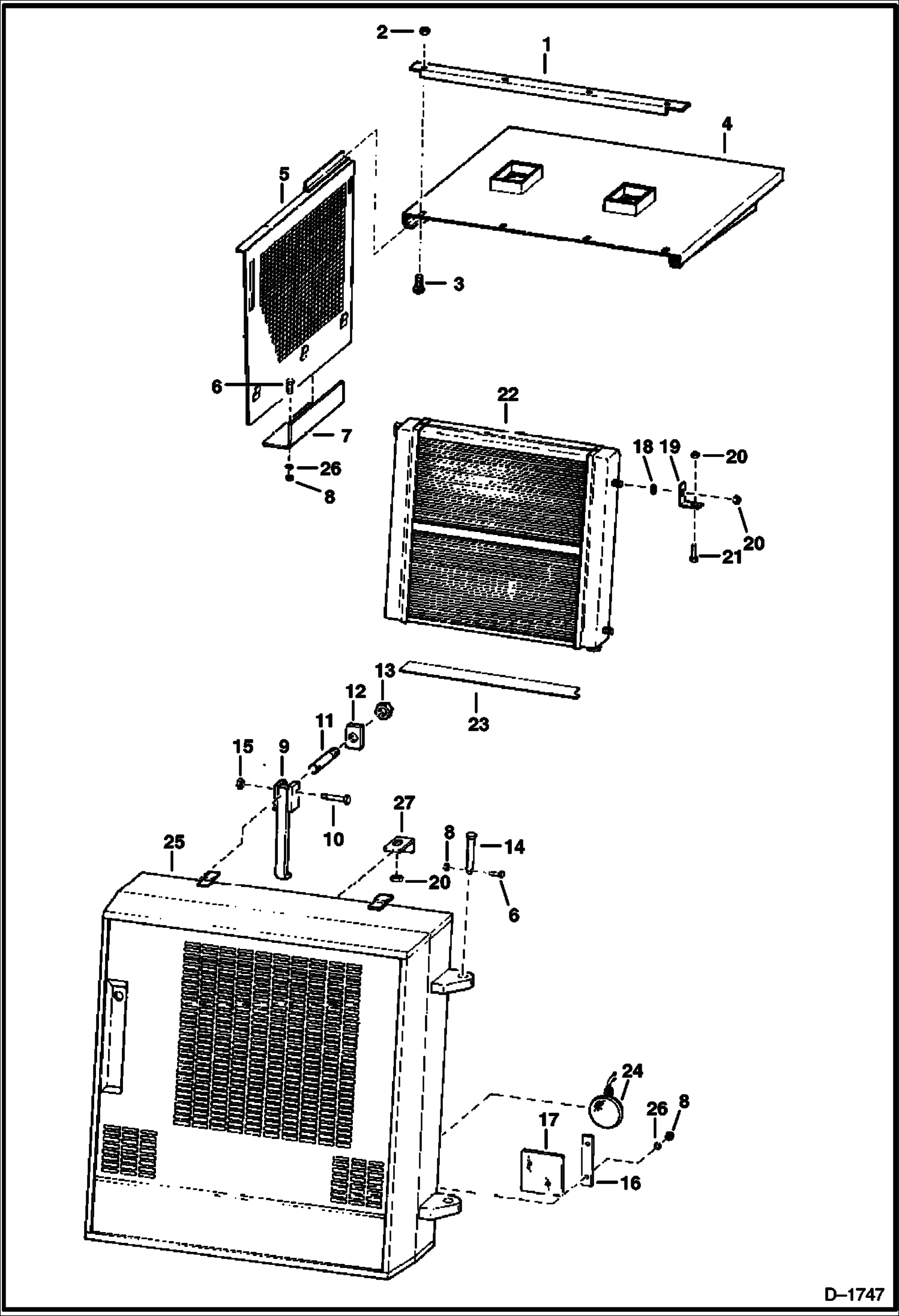 ЗАДНЯЯ ДВЕРЬ И КРЫШКА ДВИГАТЕЛЯ