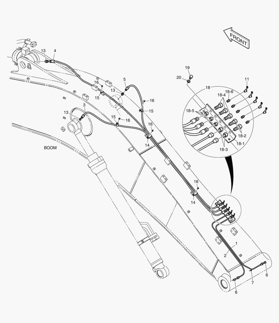 ТРУБОПРОВОД СМАЗОЧНОЙ СИСТЕМЫ - СТРЕЛА