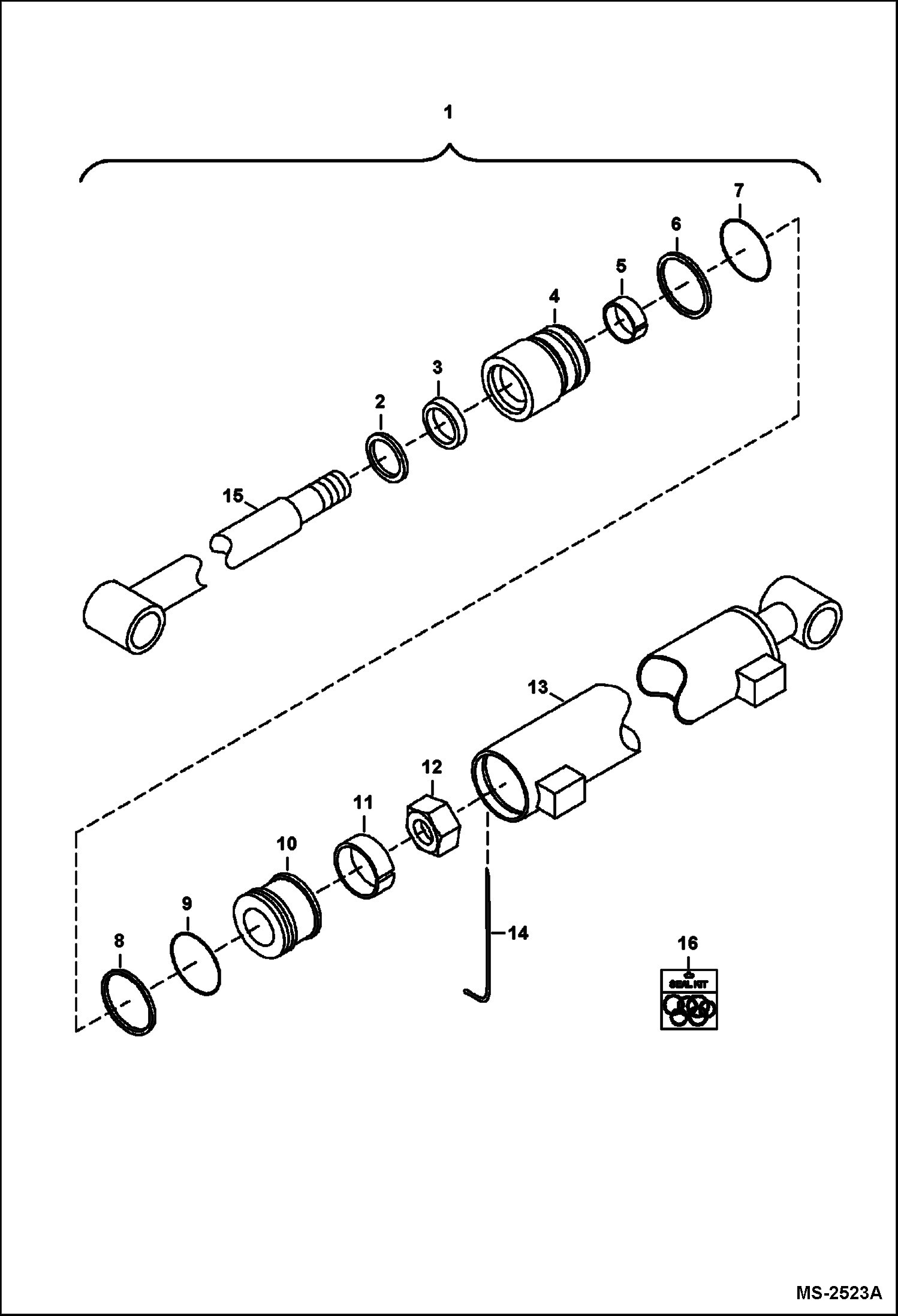 ОДНОКОВШОВЫЙ ПОГРУЗЧИК 8TL (AE3C) (ПОДЪЕМНОЕ УСТРОЙСТВО И ЦИЛИНДР КОВША)