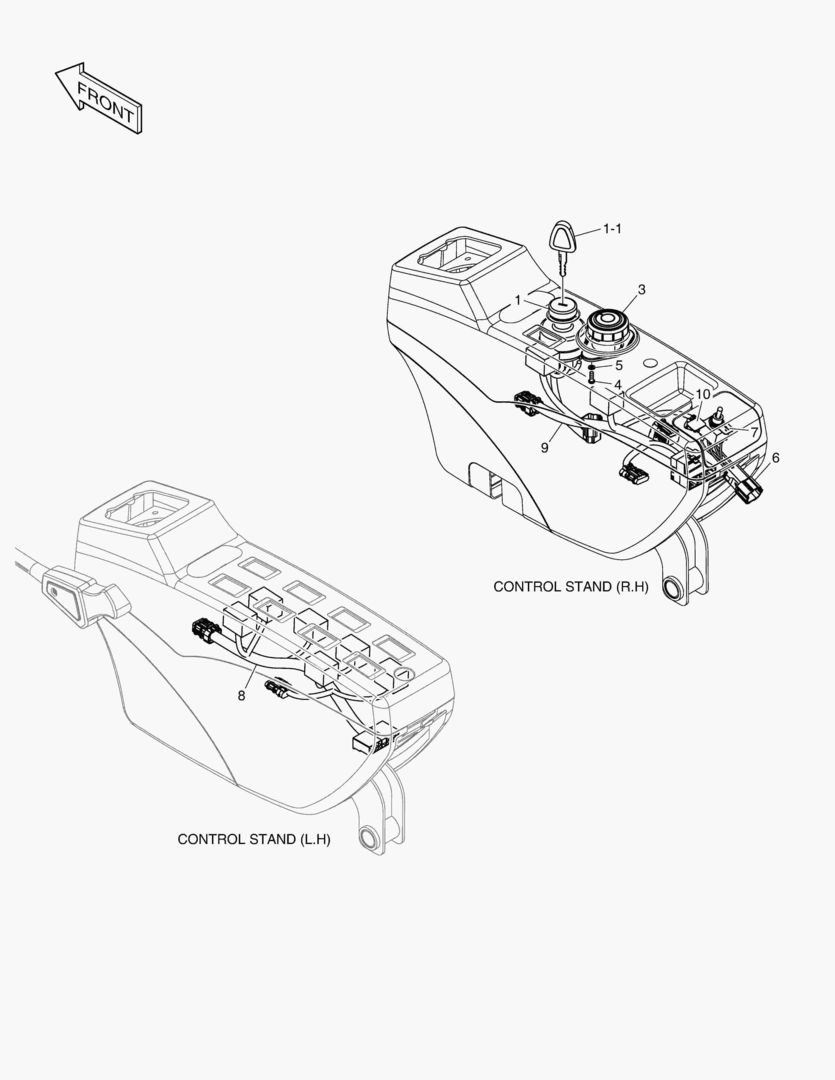 ЭЛЕКТРИЧЕСКИЕ ЗАПЧАСТИ - ПУЛЬТ УПРАВЛЕНИЯ