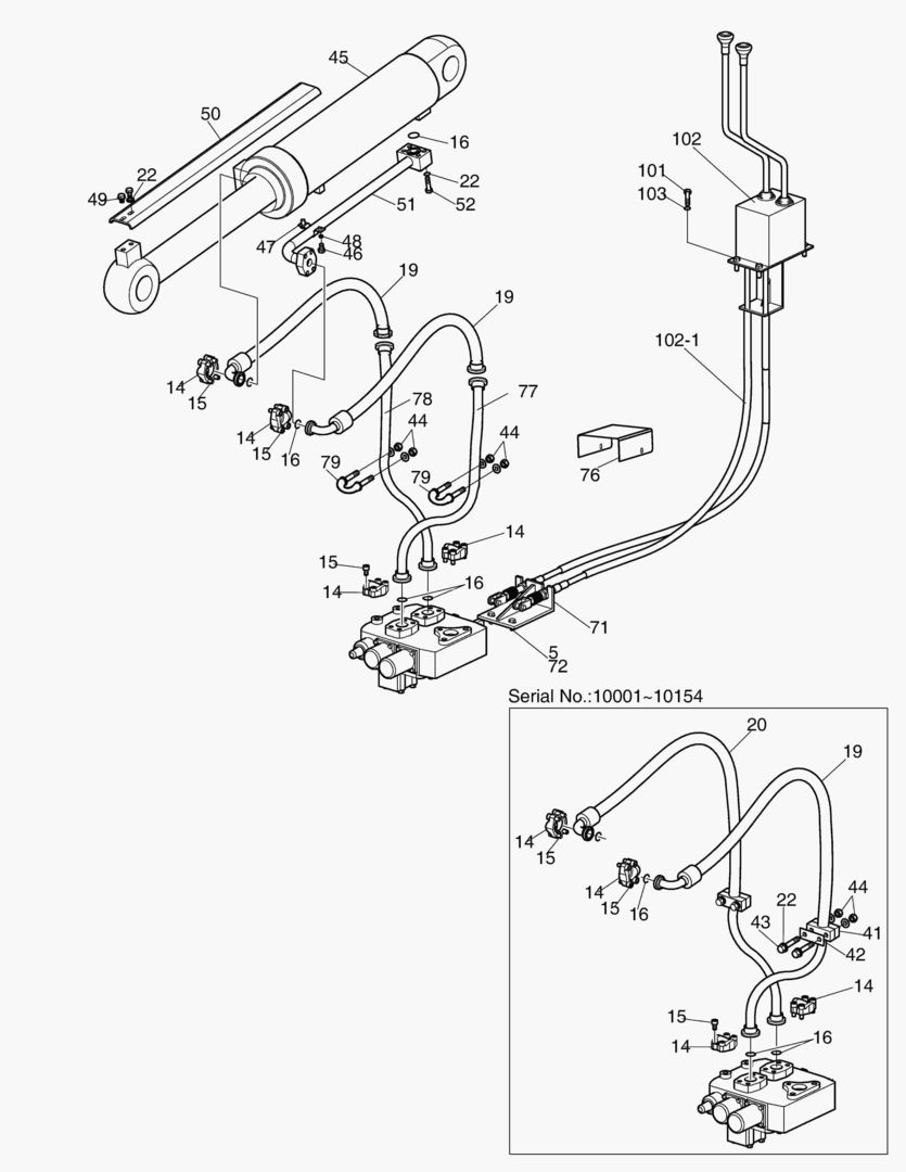 Спецтехника 5280 MAIN PIPING(1)-Mechanical Lever [10013~] - главное фото