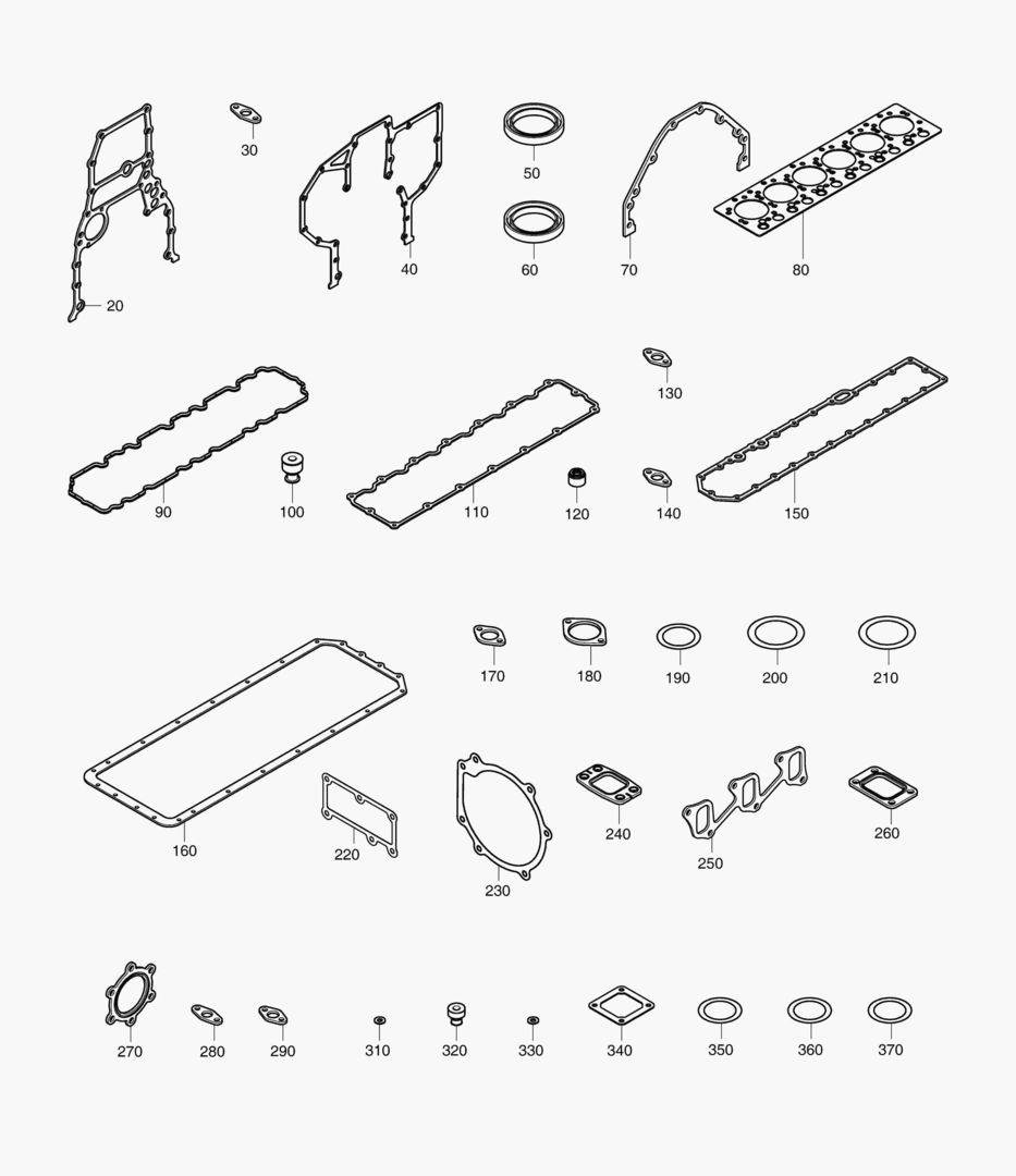 034 OVER HAUL GASKET KIT - ALL