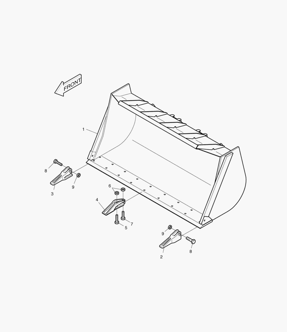 2141 BUCKET-3.9mВіSTD.-TOOTH [1066~]