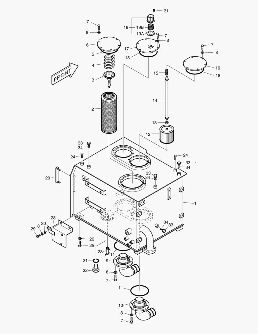 РЕЗЕРВУАР ДЛЯ МАСЛА