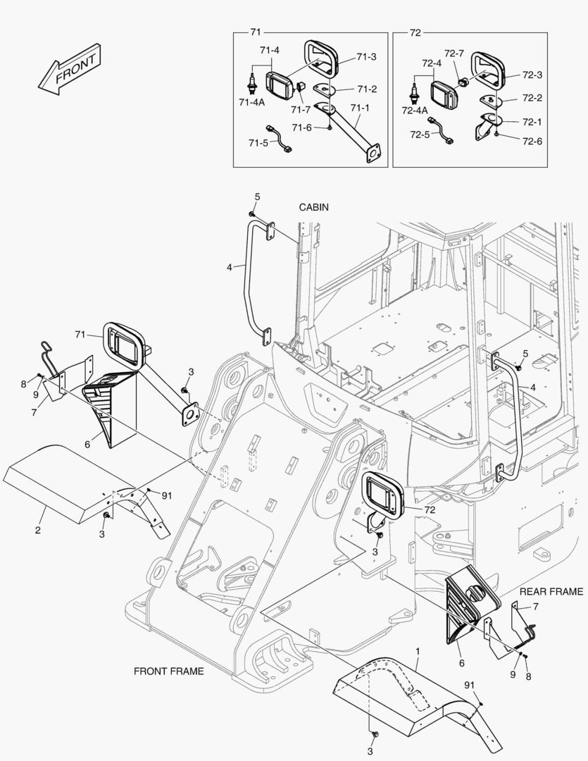 1550 FENDER & LADDER