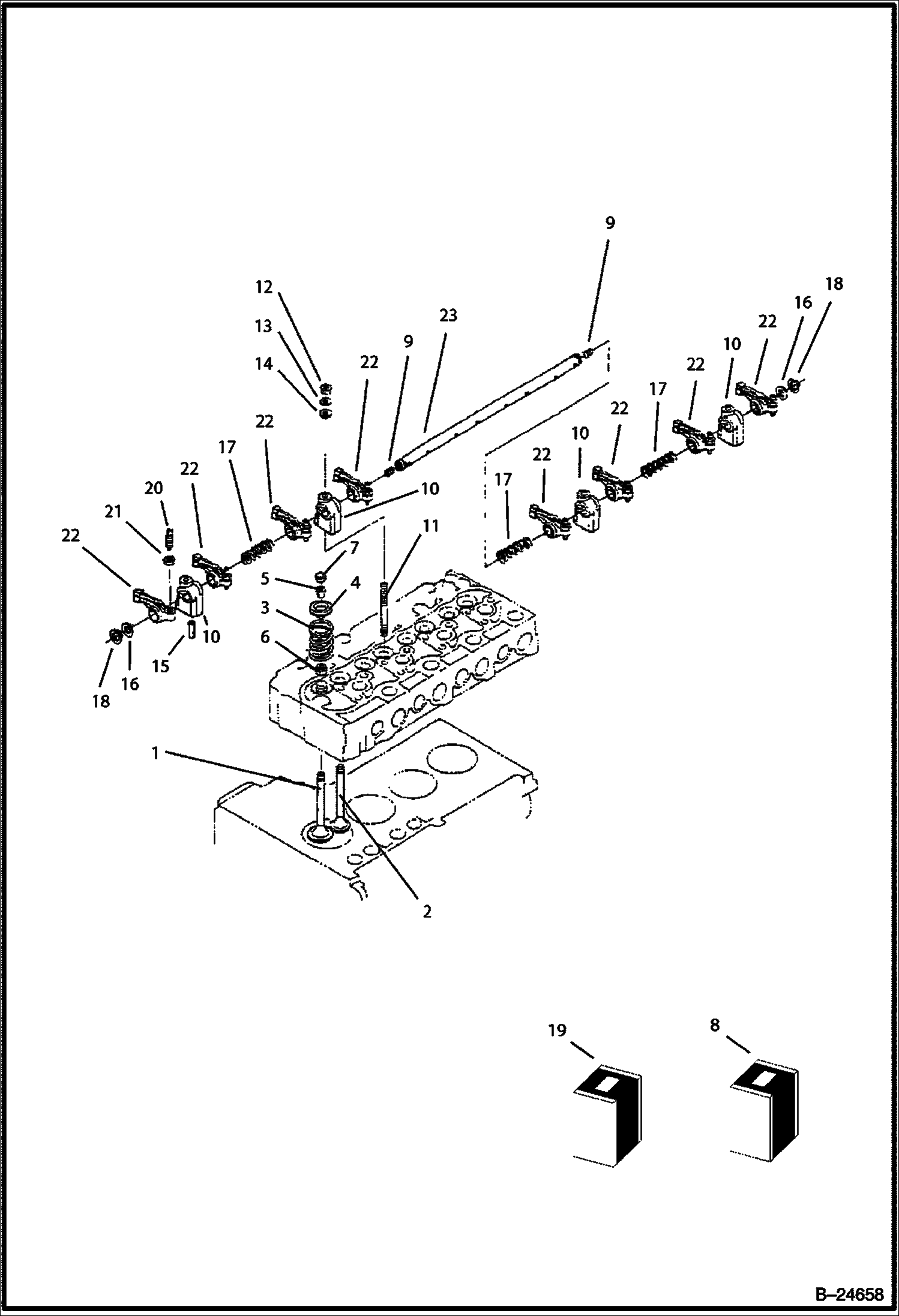 КЛАПАН И ПЛЕЧО КОРОМЫСЛА