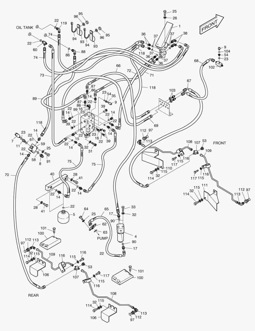 1260 BRAKE PIPING [1001~1040]