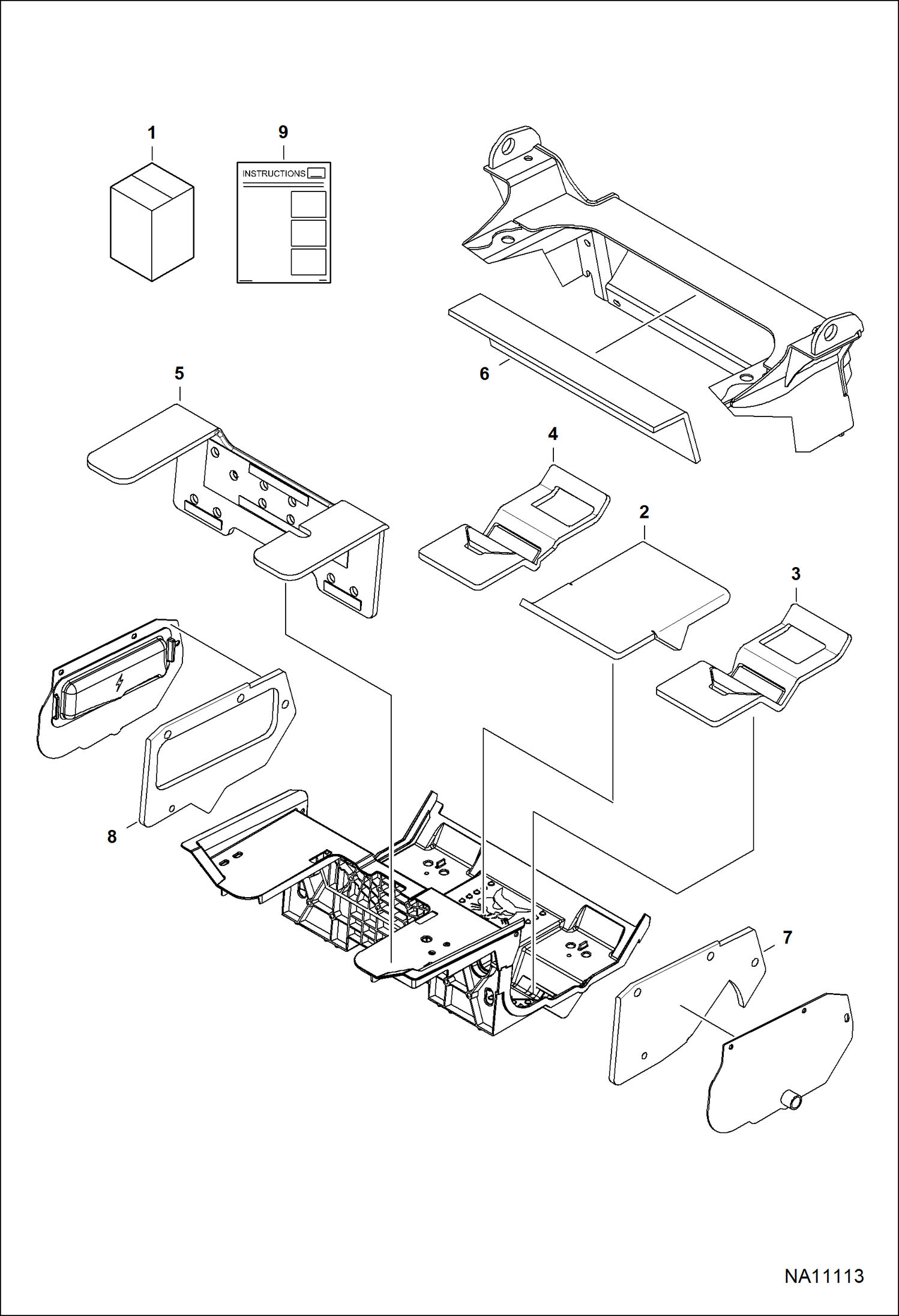 Схема КОМПЛЕКТ ДЕТАЛЕЙ СИСТЕМЫ ШУМОПОДАВЛЕНИЯ (МНОГОРЕЖИМНЫЙ ДЖОЙСТИК УПРАВЛЕНИЯ)
