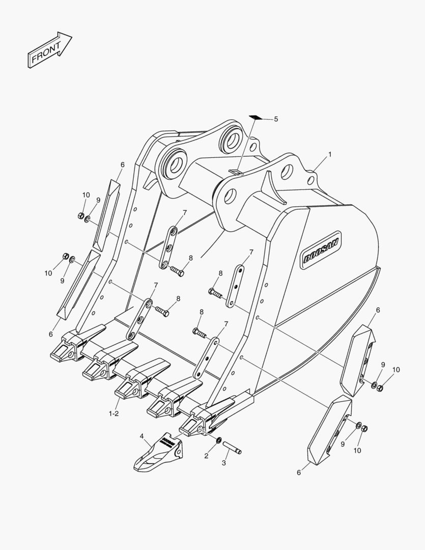6860 BUCKET ASS`Y - 1.77mВі - S CLASS