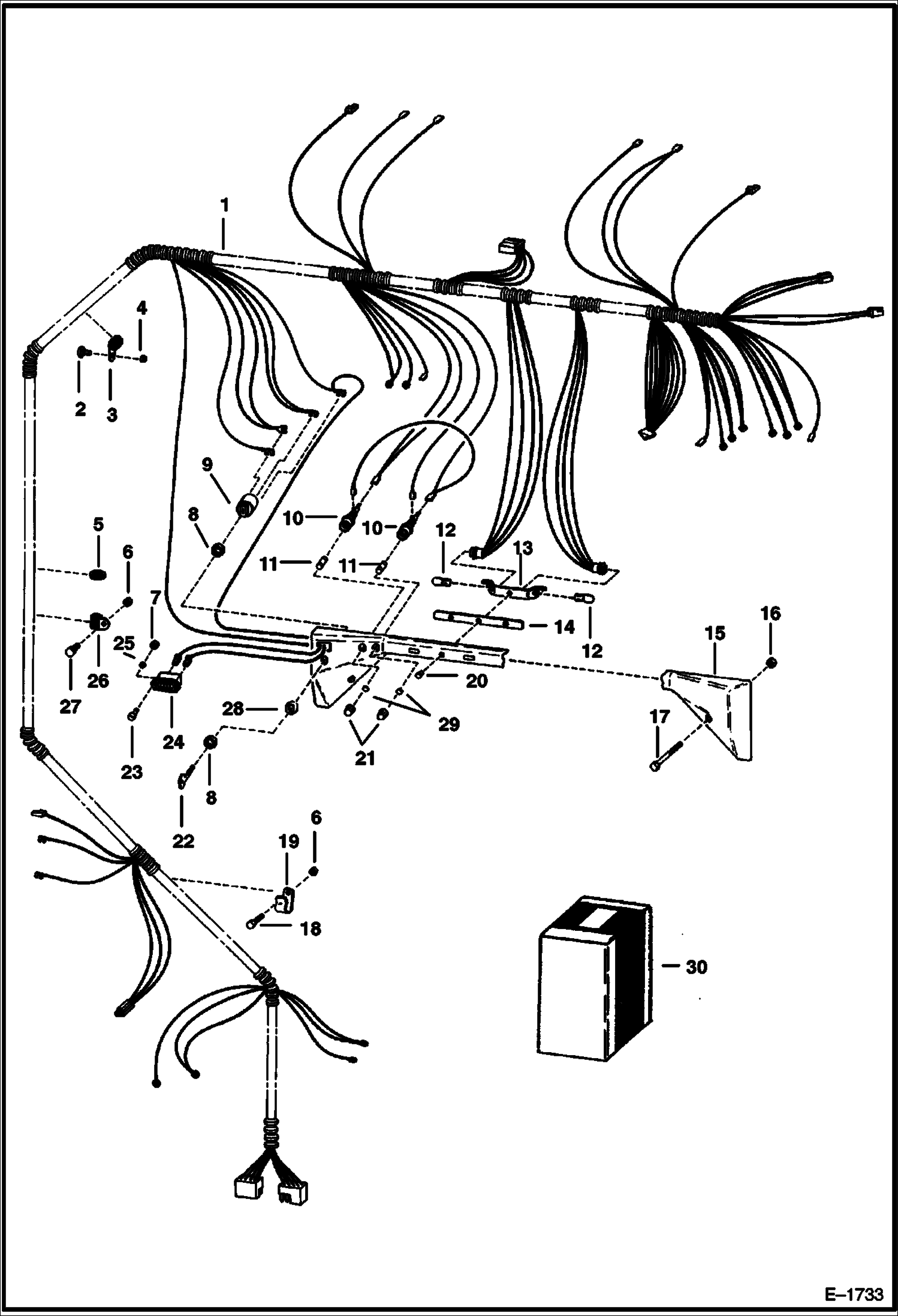 ЭЛЕКТРООБОРУДОВАНИЕ КАБИНЫ (СЕРИЙНЫЙ НОМЕР 27320 И НИЖЕ)