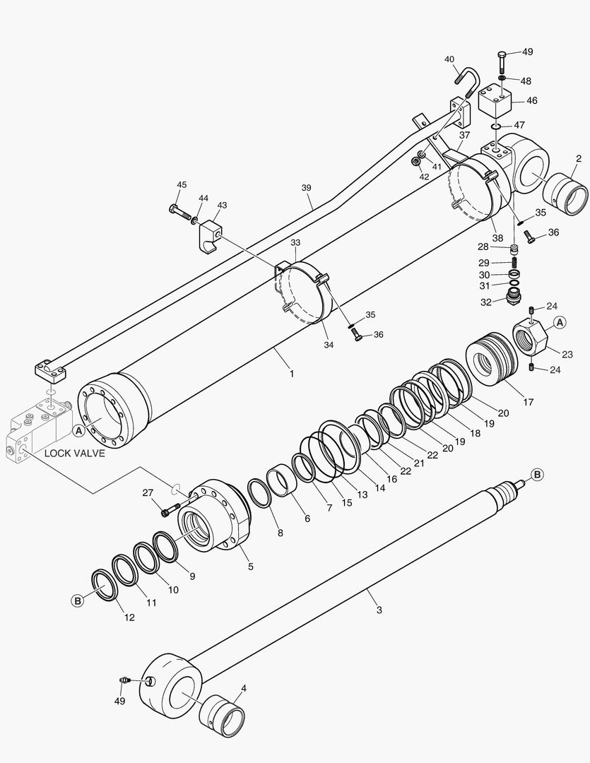 Спецтехника 4470 ARM CYLINDER - LOCK VALVE (ARTI) [5001~5079] - главное фото
