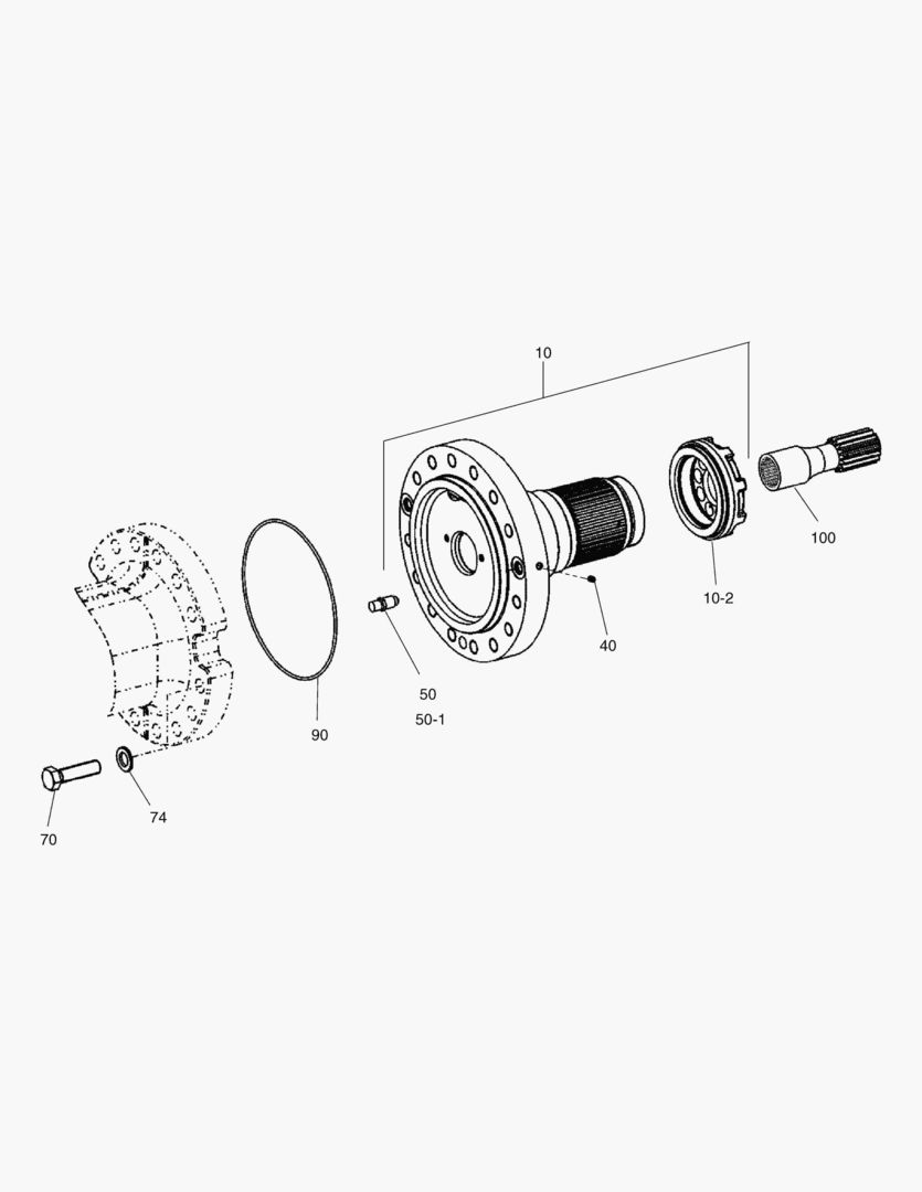 4560 HUB CARRIER - REAR AXLE [5001~8232]