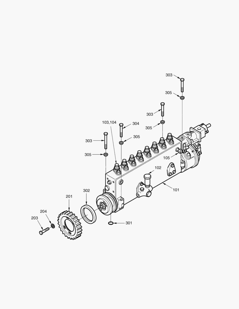НАСОС ДЛЯ ВПРЫСКА ТОПЛИВА