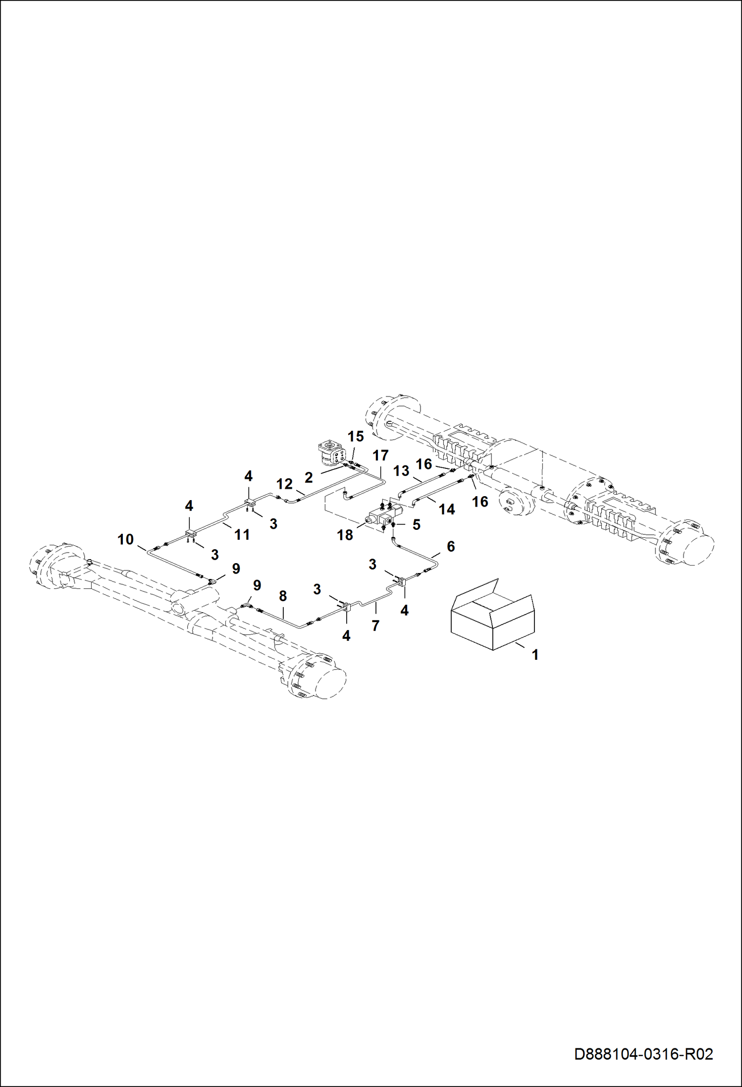 КОНТУР РУЛЕВОГО ЦИЛИНДРА