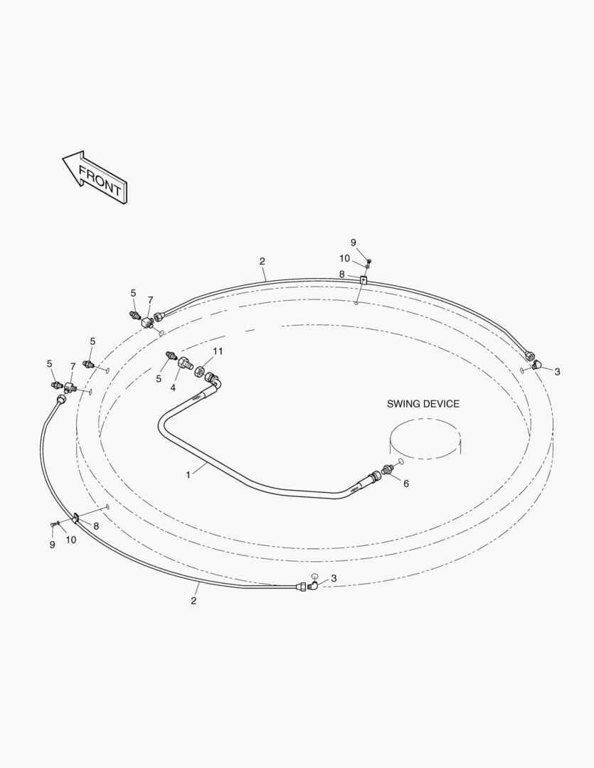 ТРУБОПРОВОД СМАЗОЧНОЙ СИСТЕМЫ