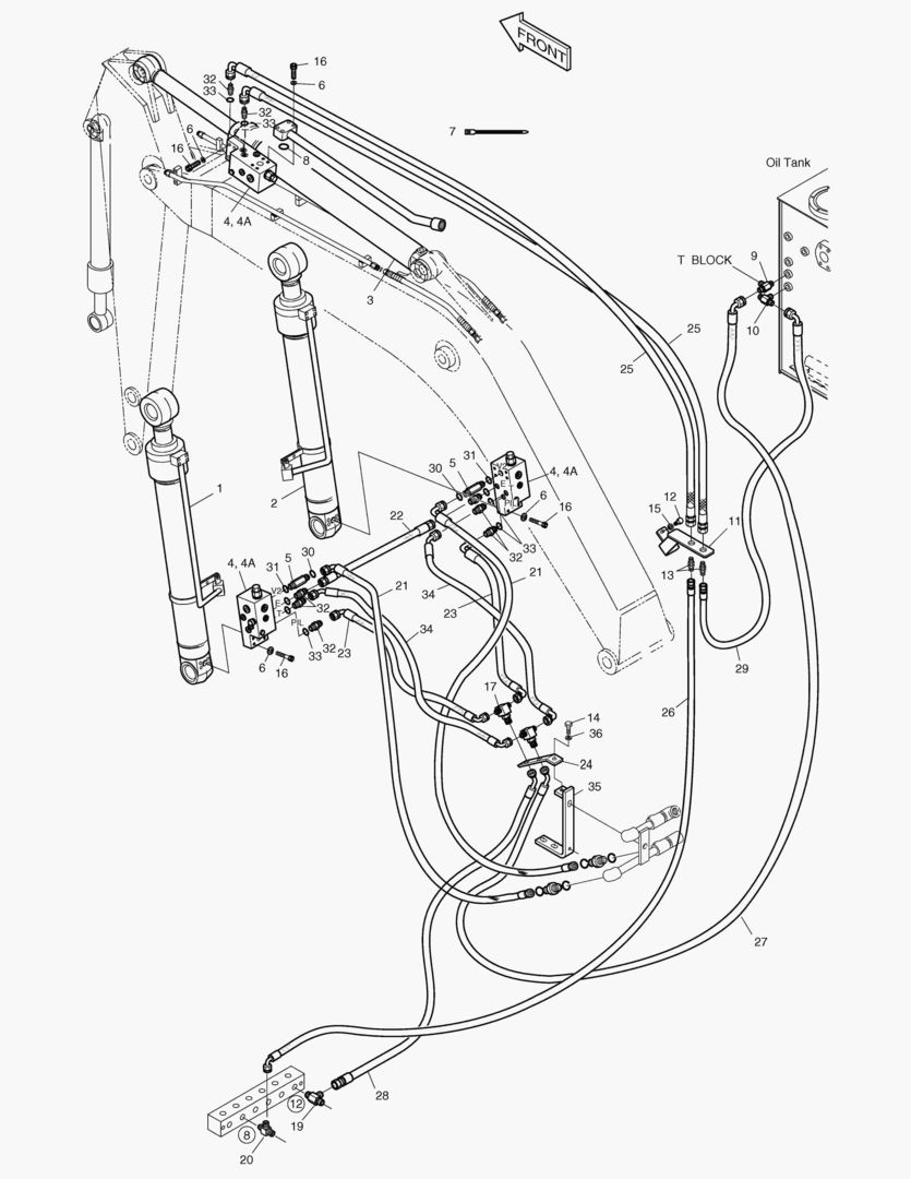 ГИДРОЗАМОК ТРУБОПРОВОДА-СТРЕЛА 4.3 м