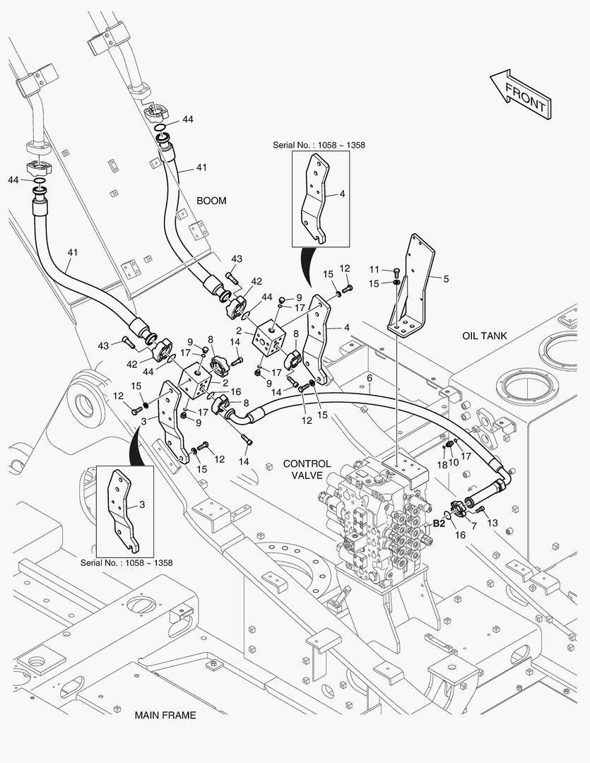 6150 MAIN PIPING - ONE & TWO WAY