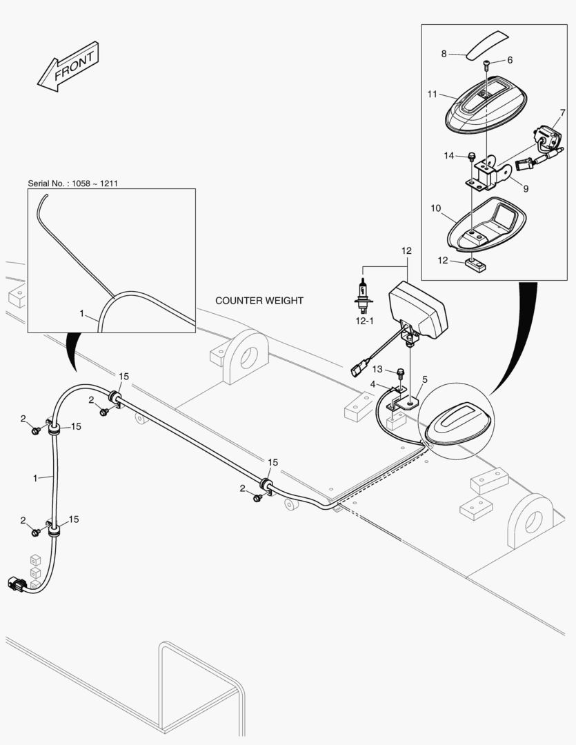 Схема КАМЕРА ЗАДНЕГО ВИДА
